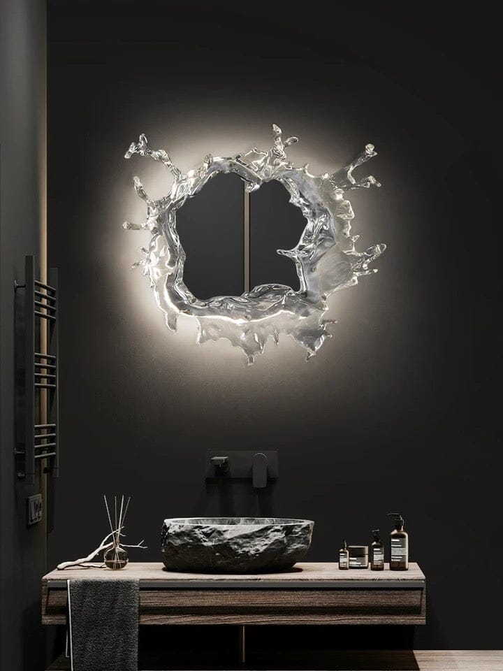 GUSH-Water Splash LED Mirror-ZENDUCE