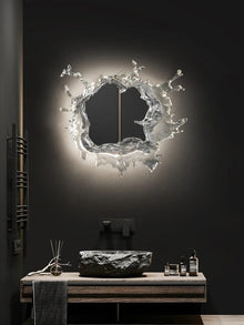 GUSH-Water Splash LED Mirror-ZENDUCE