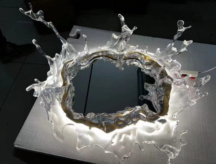 GUSH-Water Splash LED Mirror-ZENDUCE