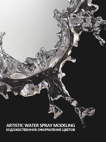 GUSH-Water Splash LED Mirror-ZENDUCE