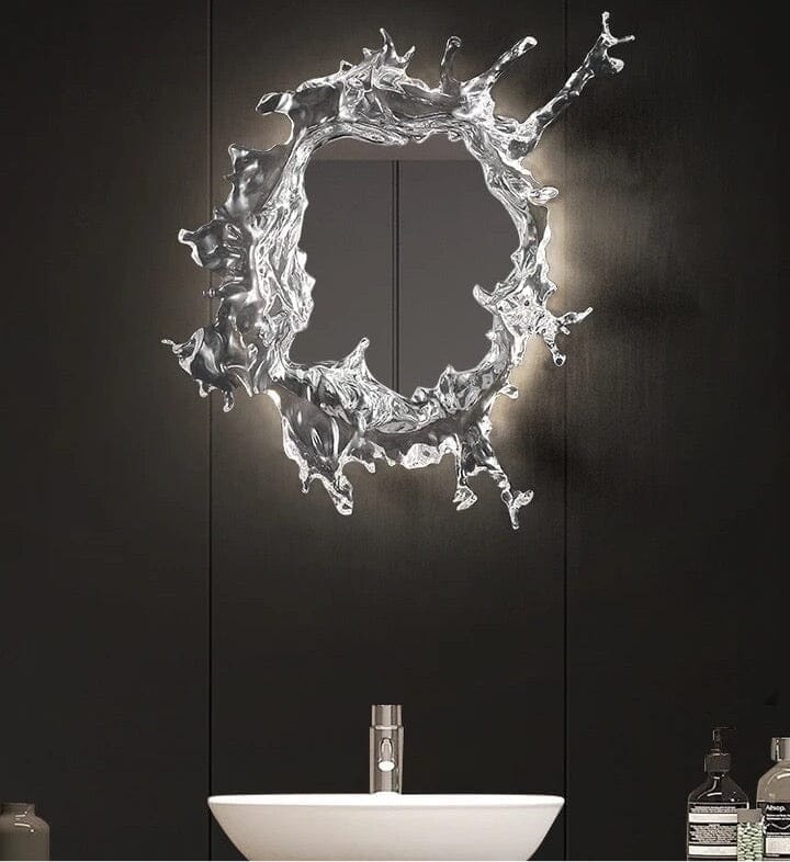 GUSH-Water Splash LED Mirror-ZENDUCE