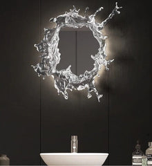 GUSH-Water Splash LED Mirror-ZENDUCE