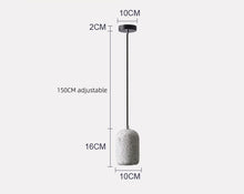 GYPSUM - ZENDUCE - Black single pendant / 3000K Warm Light