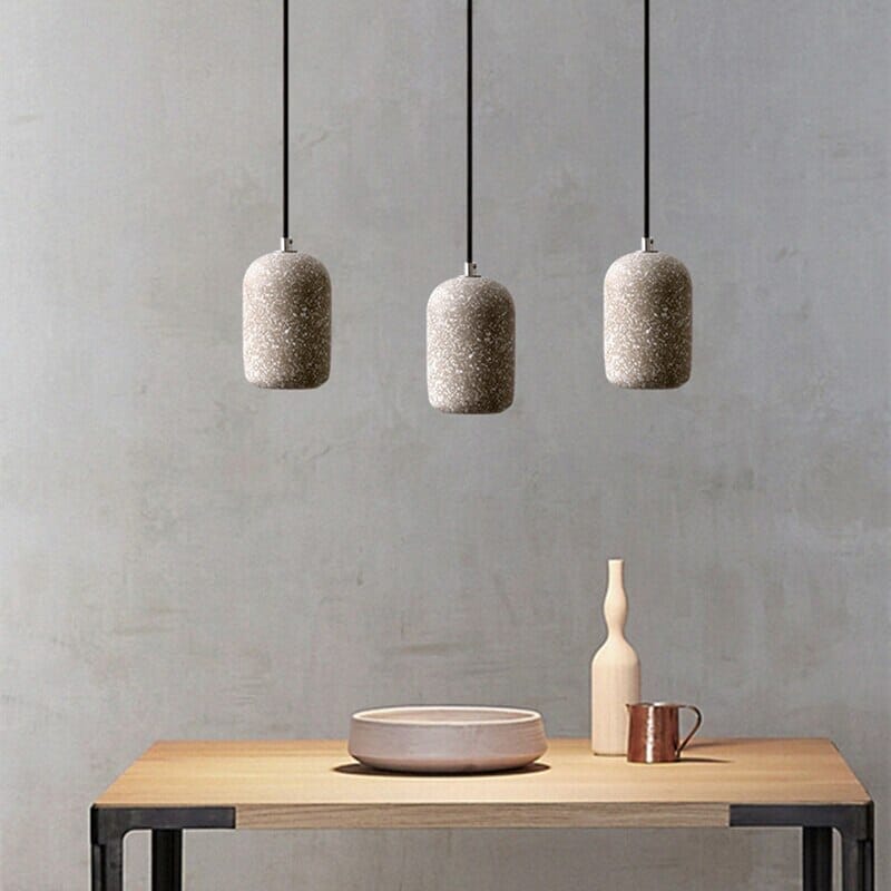 GYPSUM - ZENDUCE - Light Grey Pendant / 3000K Warm Light