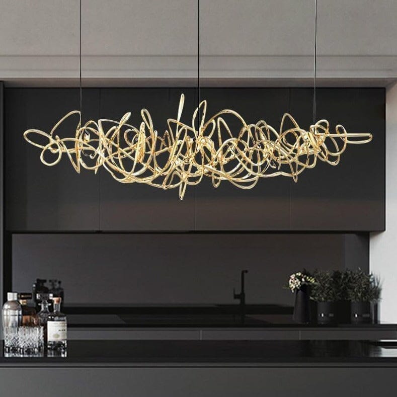 Ball of Yarn Chandelier | Light String Chandelier | ZENDUCE