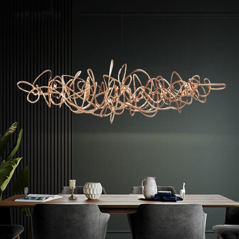 Ball of Yarn Chandelier | Light String Chandelier | ZENDUCE