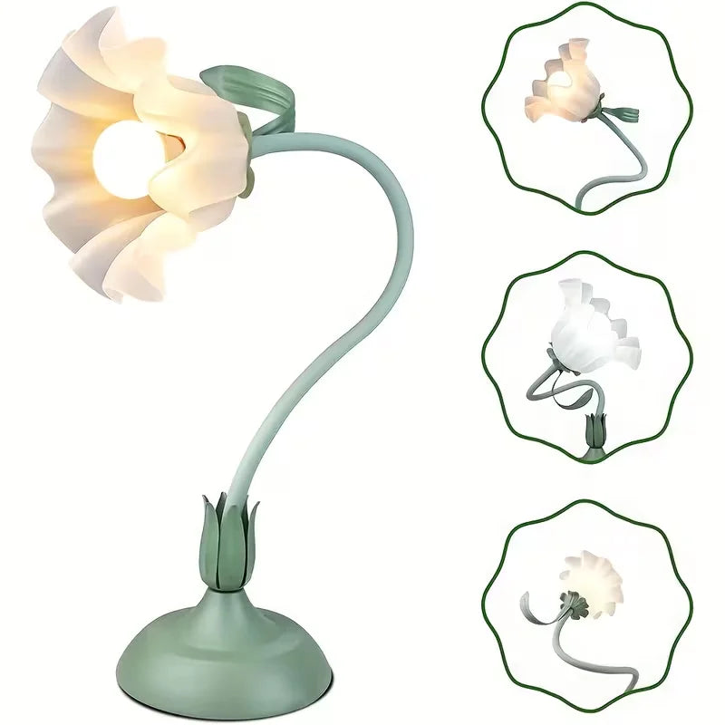 FLORIEL dimmable flower table lamp, product view 3