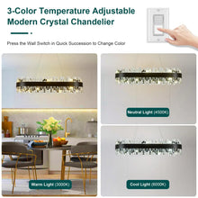 CRYSTORA oval crystal chandelier, product view 5