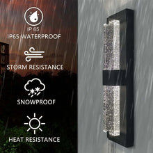 BELVIX bubble glass outdoor wall light, product view 5