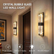 BELVIX bubble glass outdoor wall light, product view 1