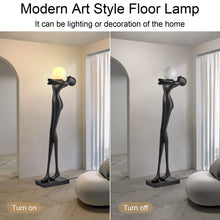 STATURO sculptural figure globe lamp, product view 3