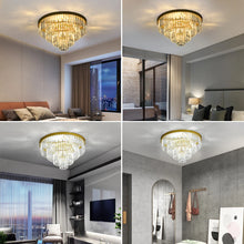CAPRIEL three-tier crystal ceiling light — product view 3
