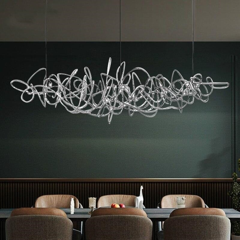 Ball of Yarn Chandelier | Light String Chandelier | ZENDUCE