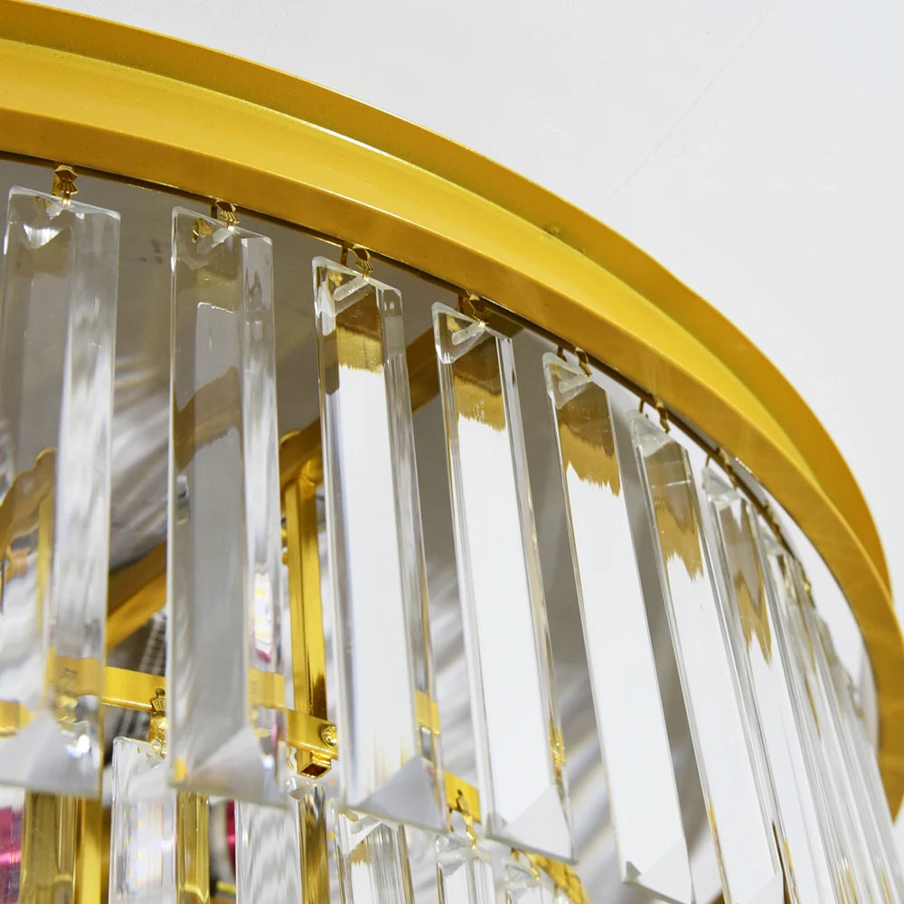 CAPRIEL three-tier crystal ceiling light — product view 5