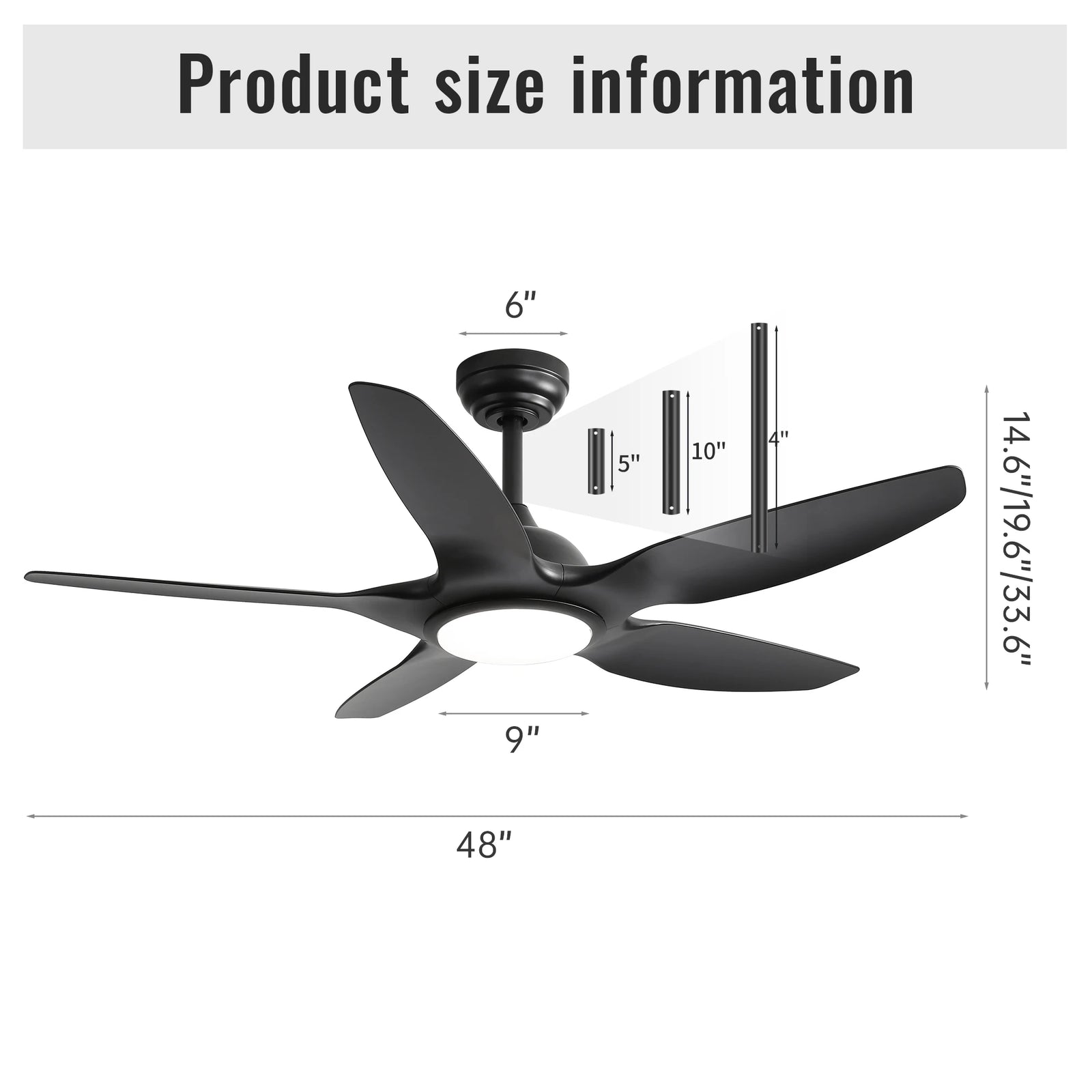 EVELIS ceiling fan lifestyle view 3