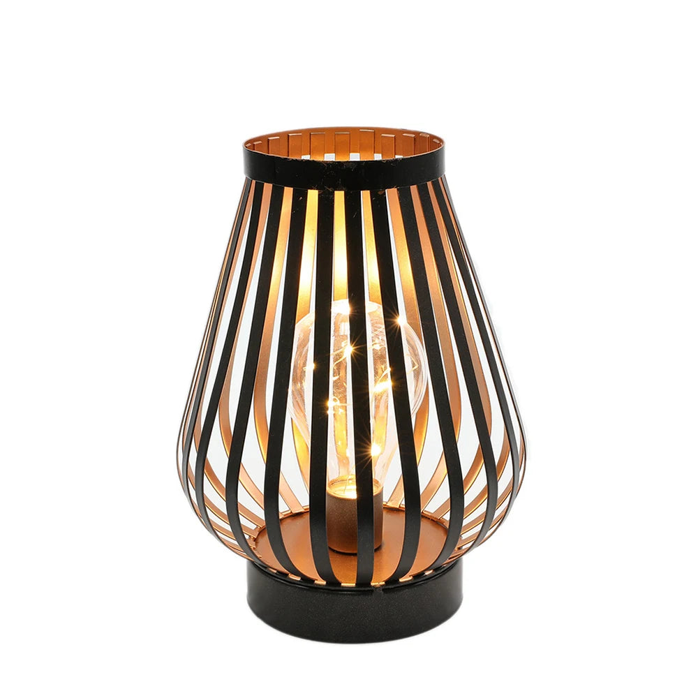 BRYSSA cordless metal lantern — product view 8