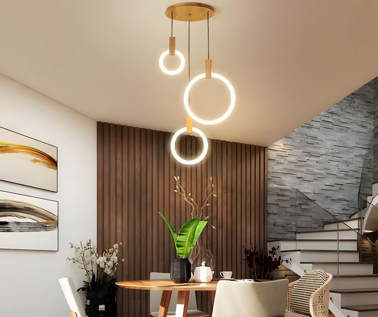 HALO - ZENDUCE - 1 Light Ring / Warm Light
