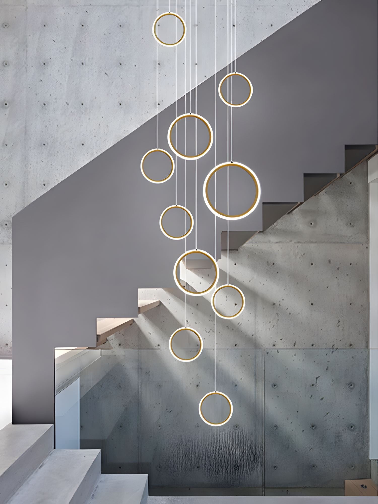 HEDRON - ZENDUCE - Black / Circle / 10-light