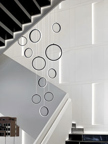 HEDRON - ZENDUCE - Black / Circle / 10-light