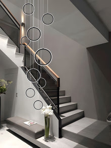 HEDRON - ZENDUCE - Black / Circle / 10-light