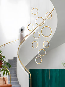 HEDRON - ZENDUCE - Black / Circle / 10-light