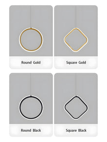 HEDRON - ZENDUCE - Black / Circle / 10-light