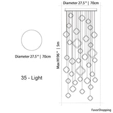 HEDRON - ZENDUCE - Black / Square / 35-light