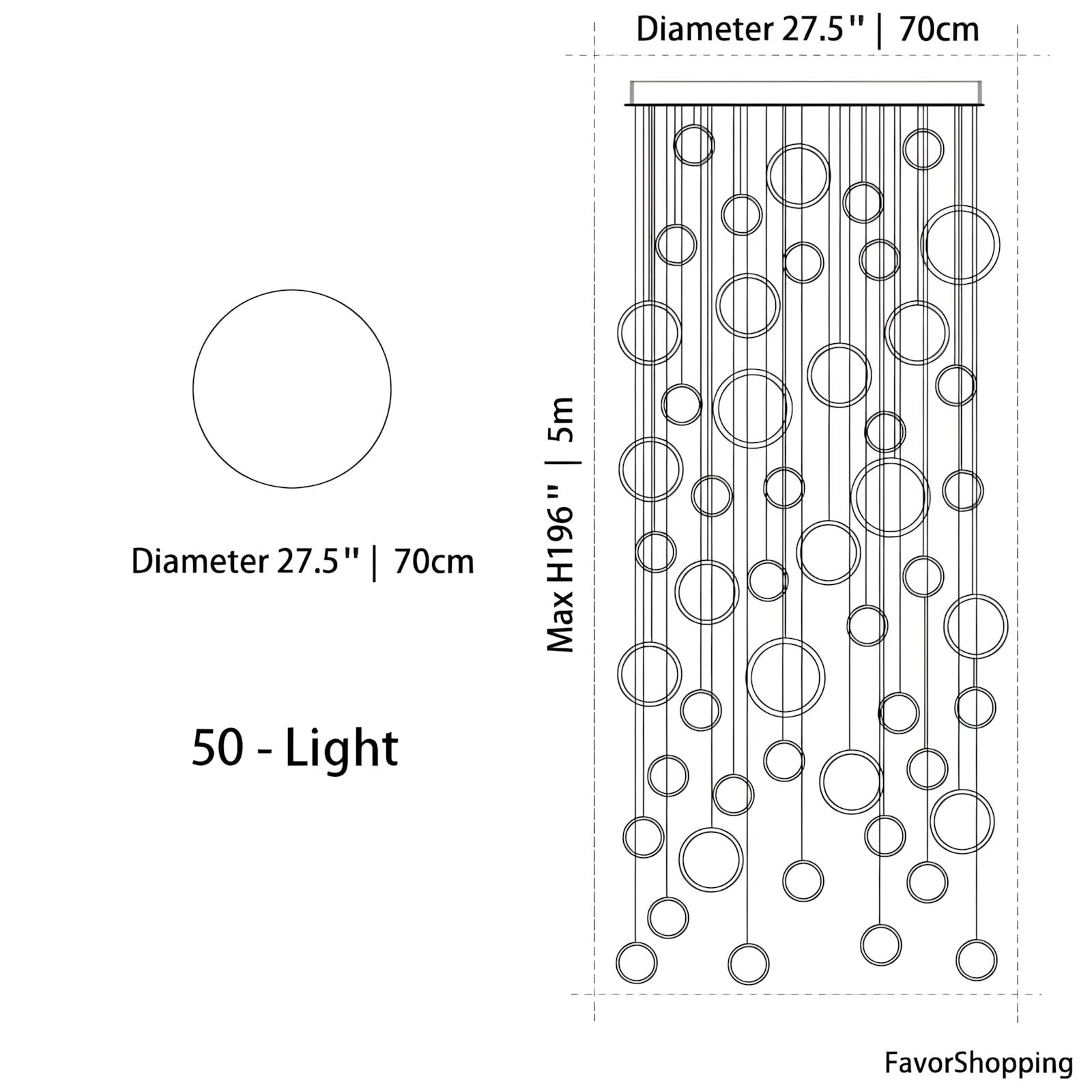 HEDRON - ZENDUCE - Black / Circle / 50-light