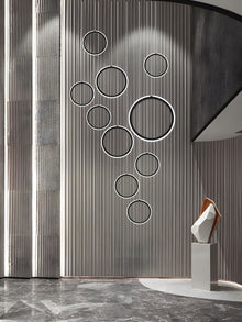 HEDRON - ZENDUCE - Black / Circle / 10-light