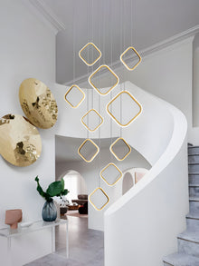 HEDRON - ZENDUCE - Black / Circle / 10-light