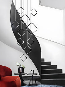 HEDRON - ZENDUCE - Black / Circle / 10-light