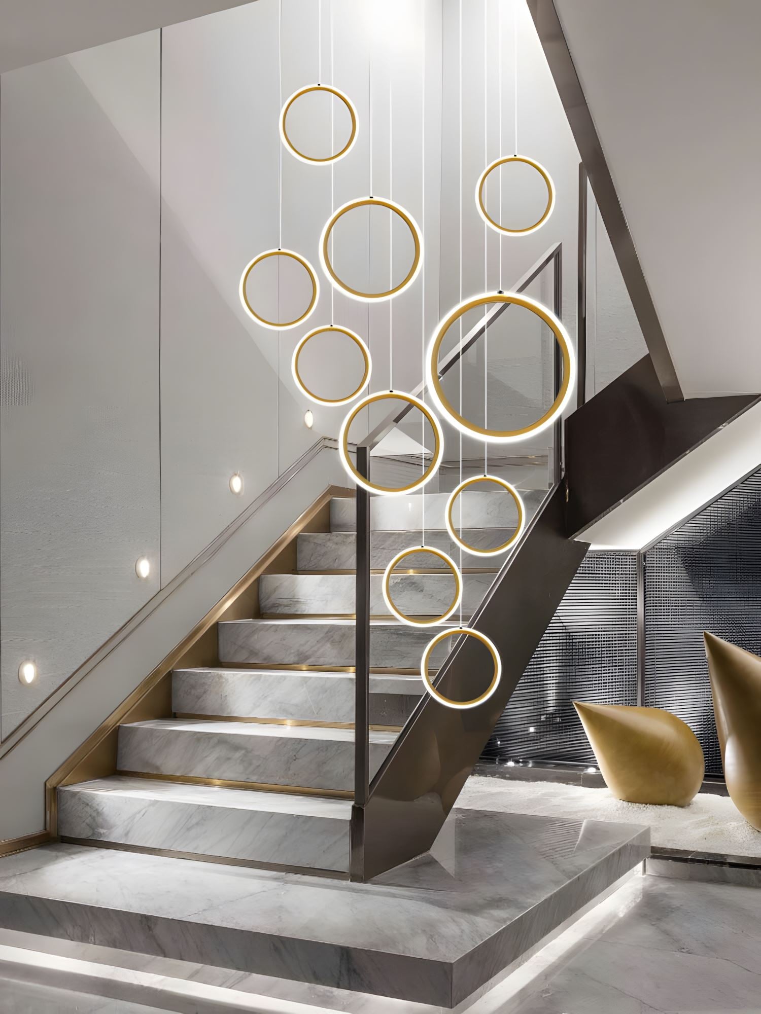 HEDRON - ZENDUCE - Black / Circle / 10-light