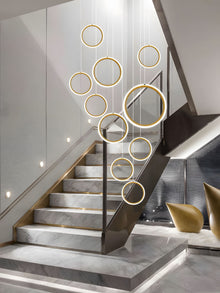 HEDRON - ZENDUCE - Black / Circle / 10-light