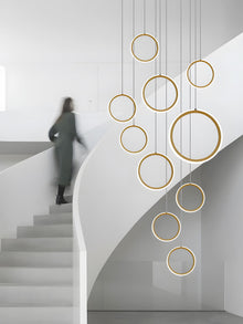 HEDRON - ZENDUCE - Black / Circle / 10-light