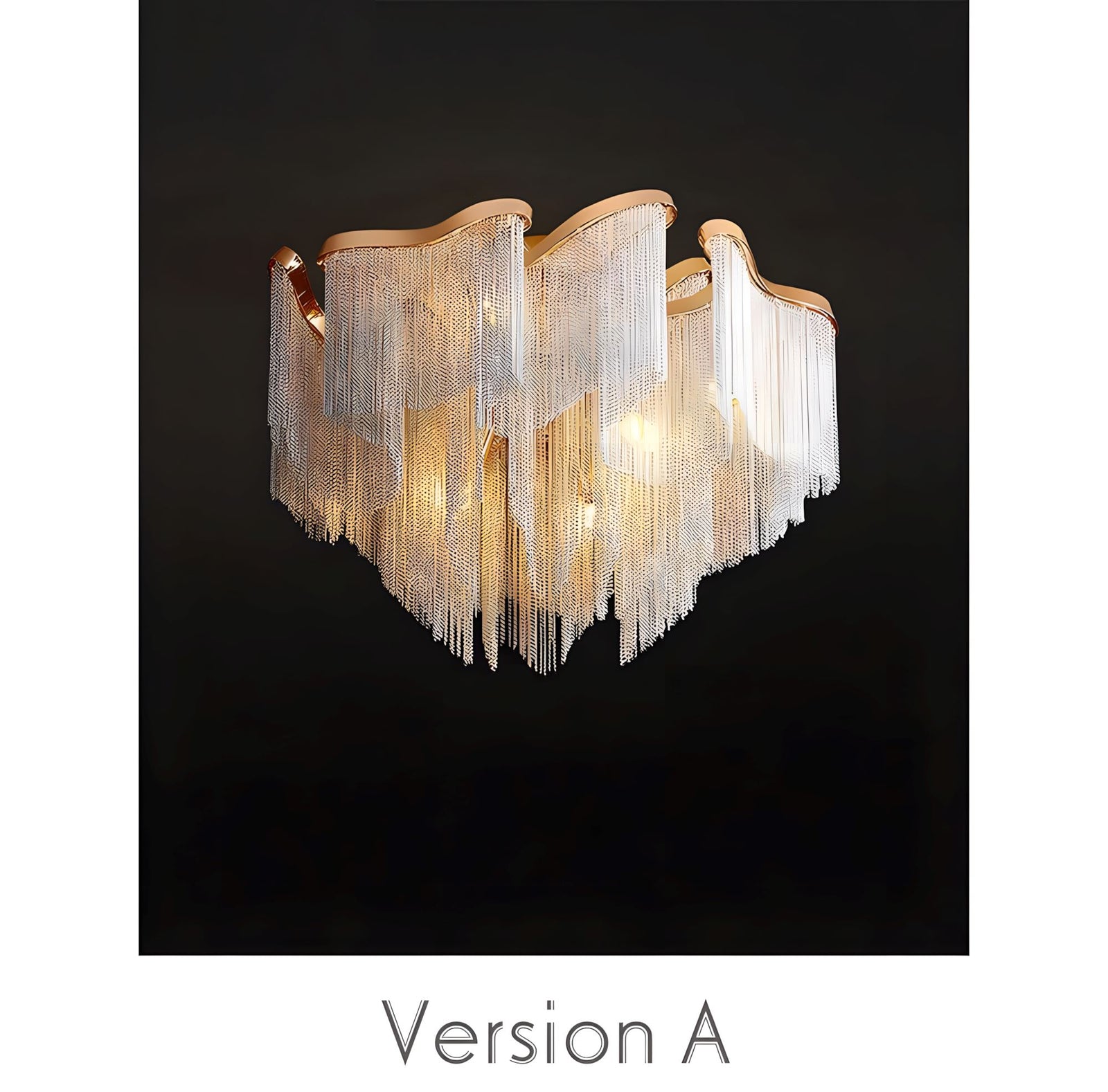 HELEN - ZENDUCE - Gold Frame / A - Diameter 24" Height 17" D60xH43cm 8-Light / Dimmable Warm White