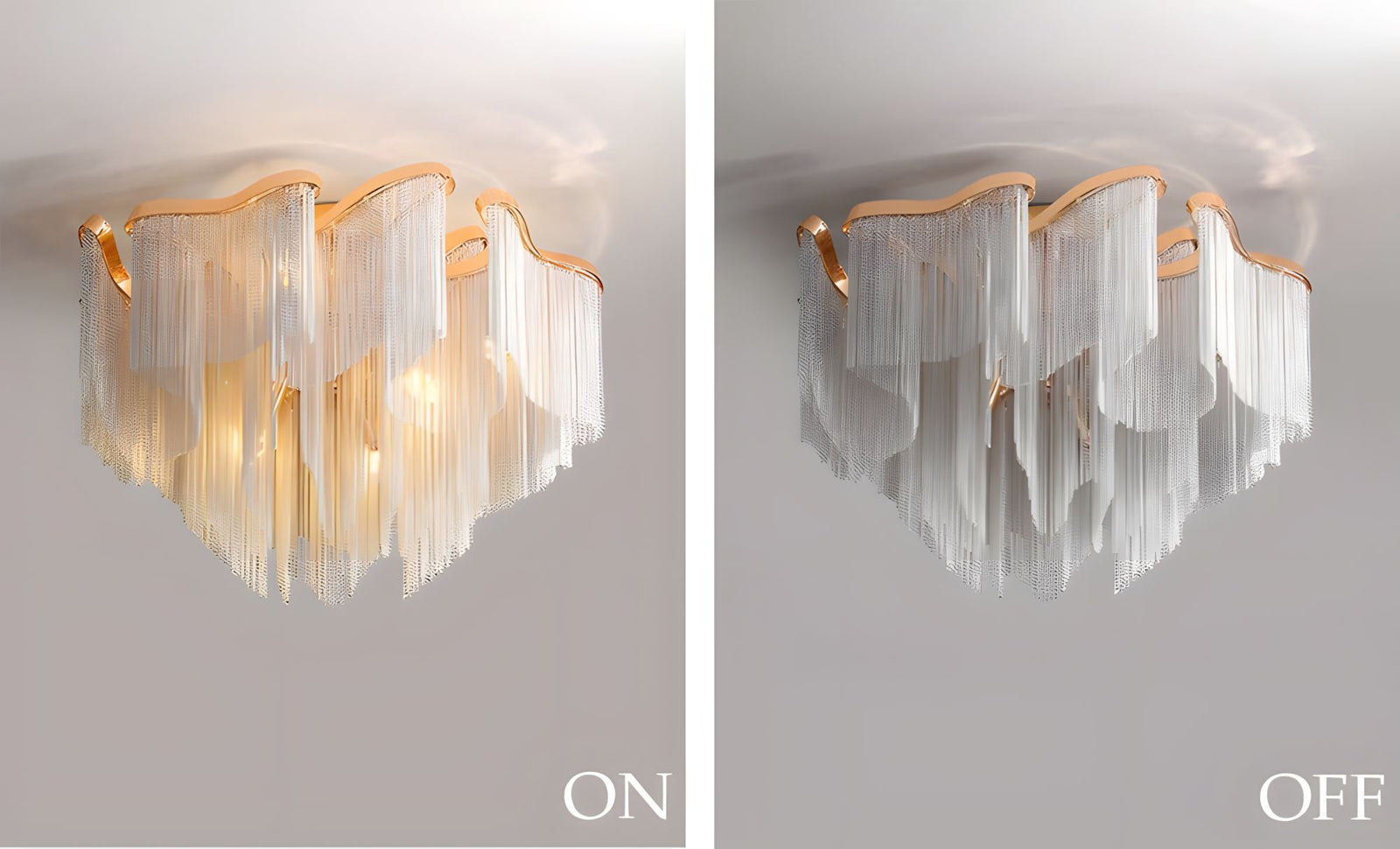HELEN - ZENDUCE - Gold Frame / A - Diameter 24" Height 17" D60xH43cm 8-Light / Dimmable Warm White