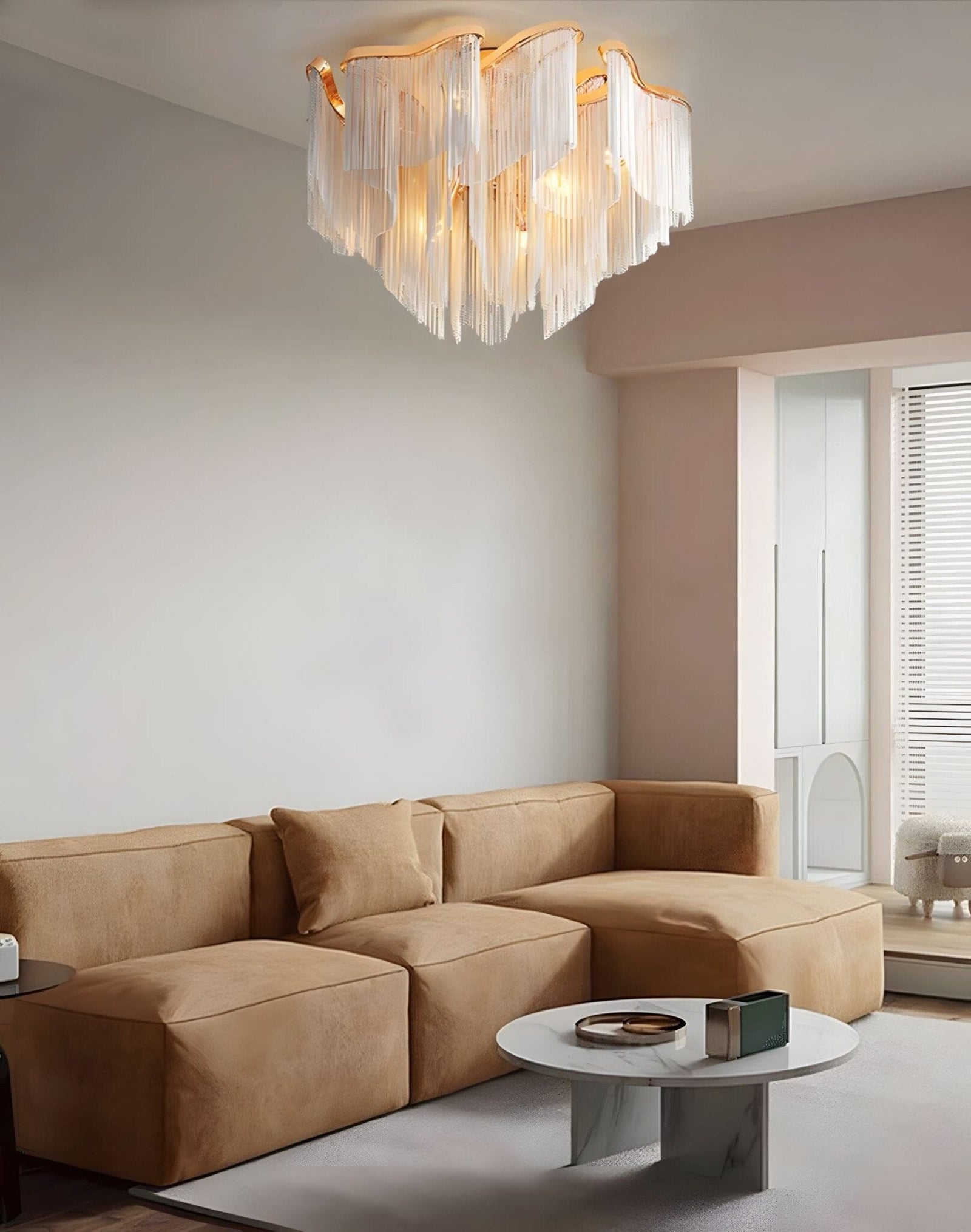 HELEN - ZENDUCE - Gold Frame / A - Diameter 24" Height 17" D60xH43cm 8-Light / Dimmable Warm White