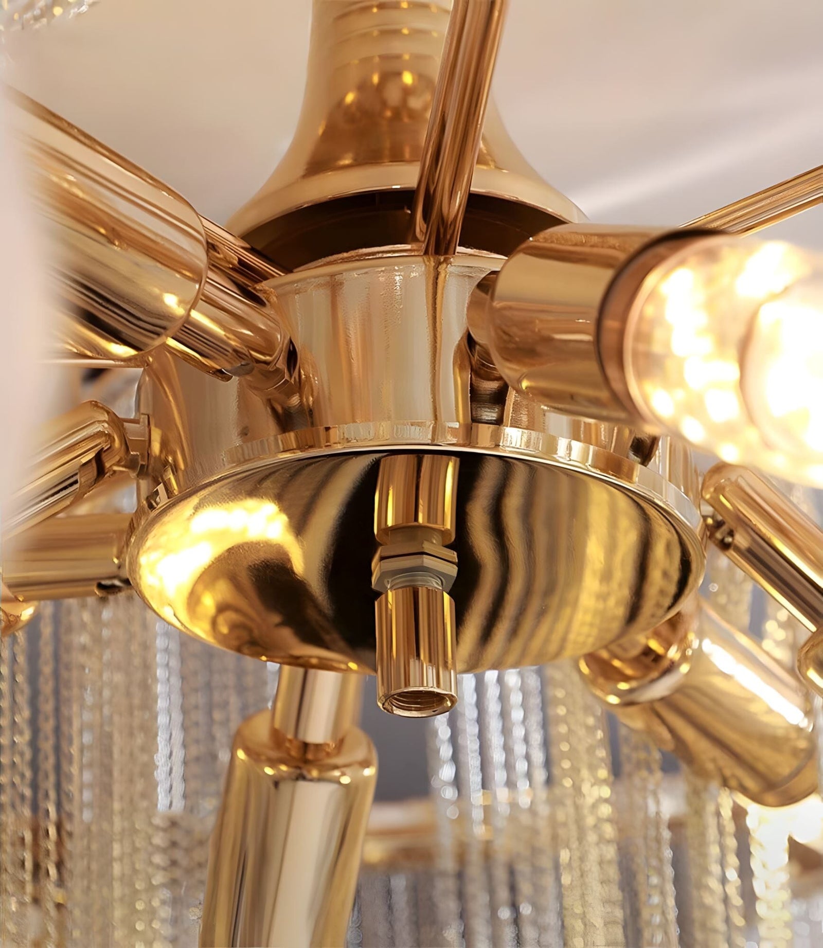 HELEN - ZENDUCE - Gold Frame / A - Diameter 24" Height 17" D60xH43cm 8-Light / Dimmable Warm White