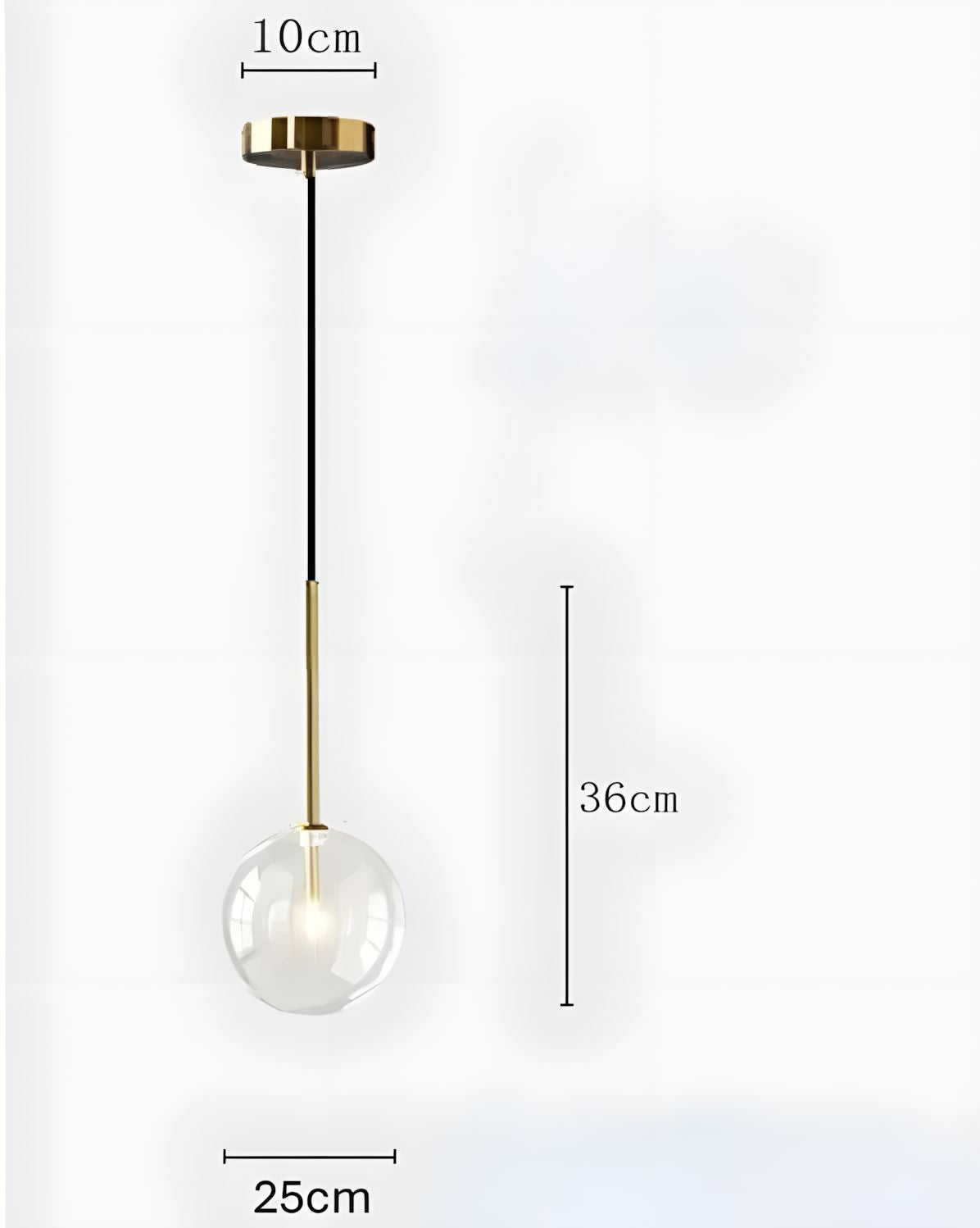 HIRA-Minimalist Globe Pendant Light-ZENDUCE