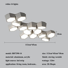 HIVE - ZENDUCE - black 14 lights / warm light(3000K)