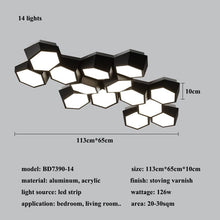 HIVE - ZENDUCE - black 14 lights / warm light(3000K)