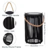 SOLVETTA solar woven lanterns set of two, product view 7