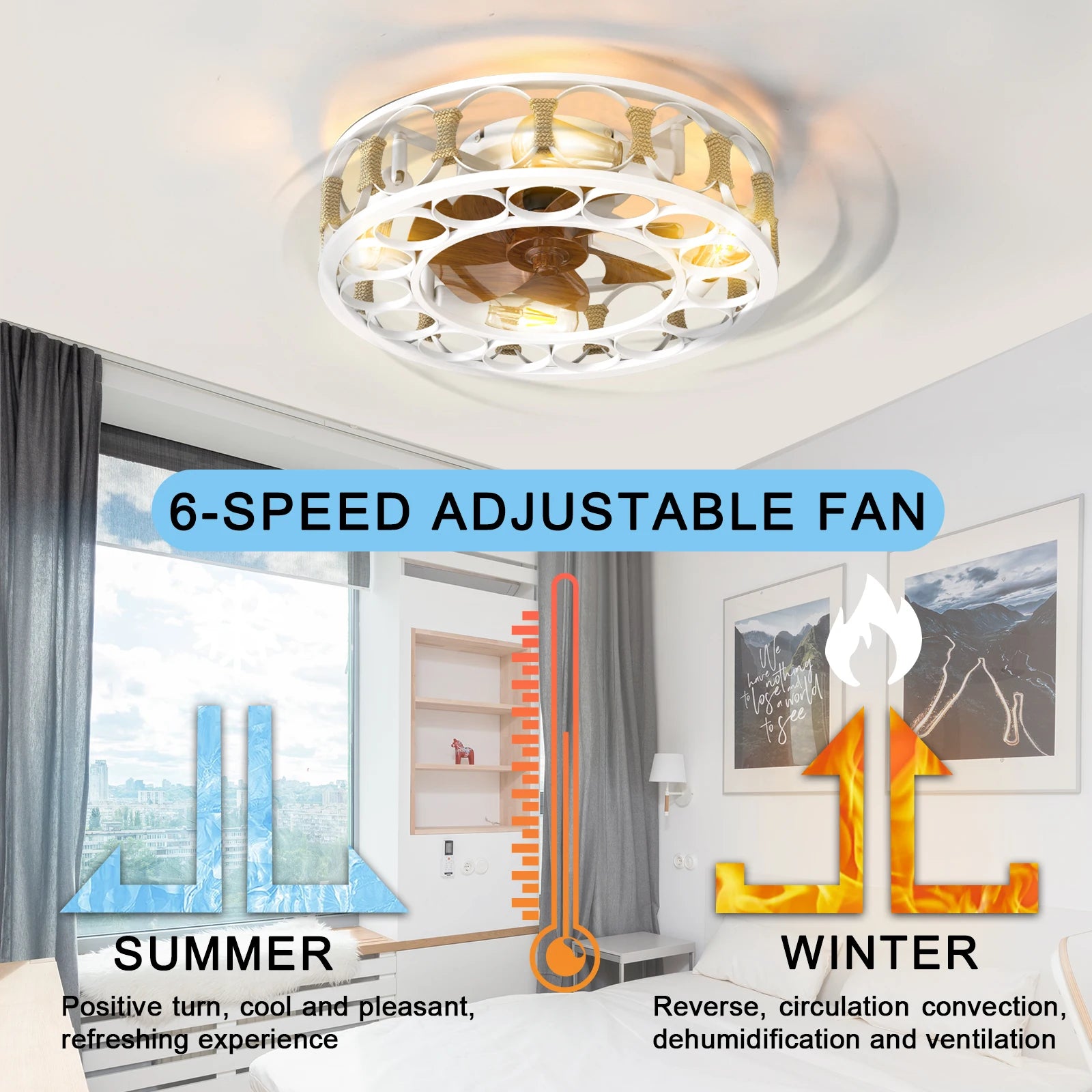 TALIA ceiling fan lifestyle view 1