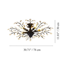 IRIS - ZENDUCE - Black / 23.62" / Warm White