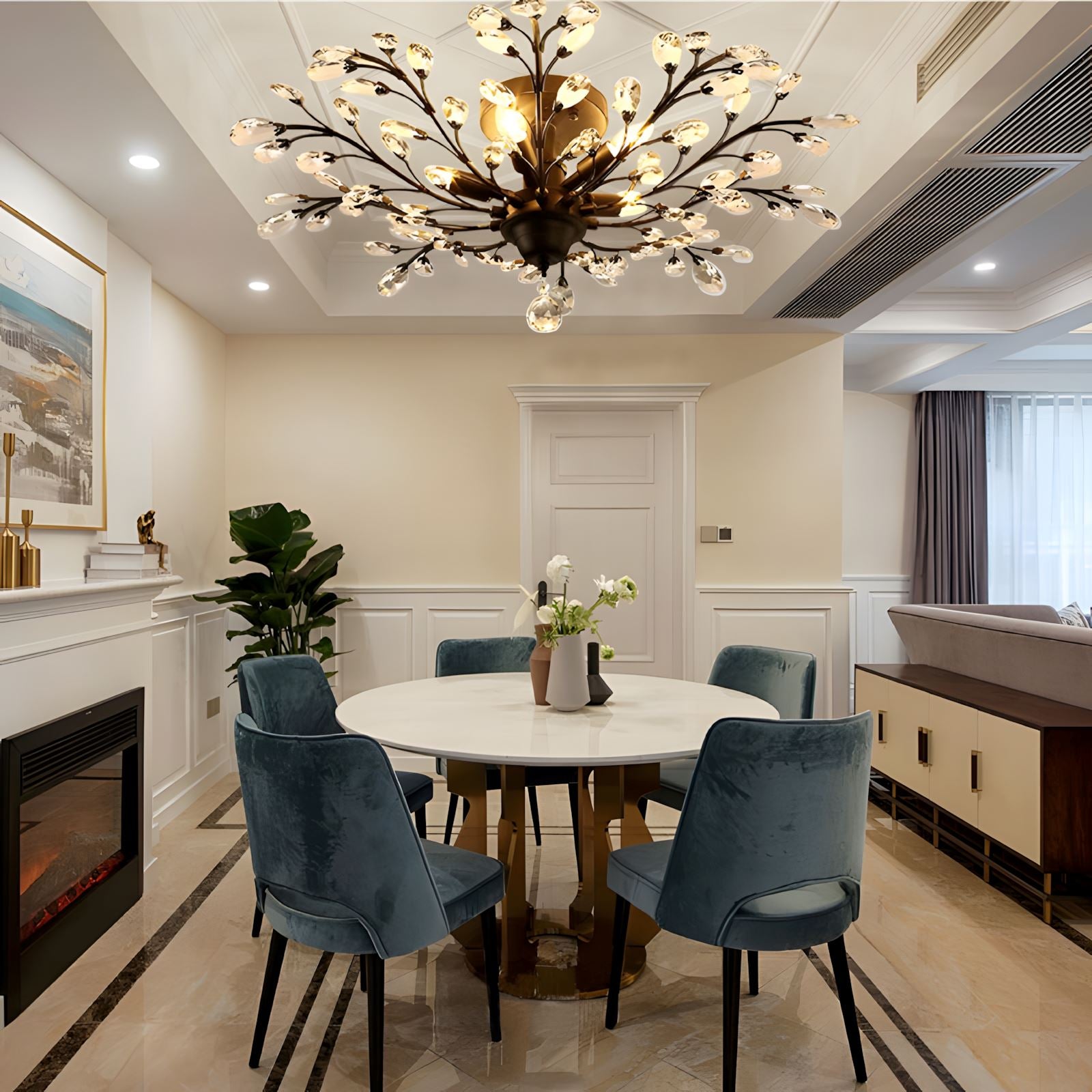 IRIS - ZENDUCE - Black / 23.62" / Warm White