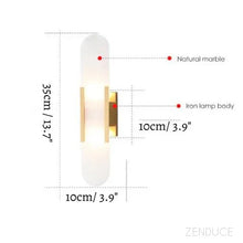 IRON - ZENDUCE - 13.7" (35cm) / Gold / Warm White