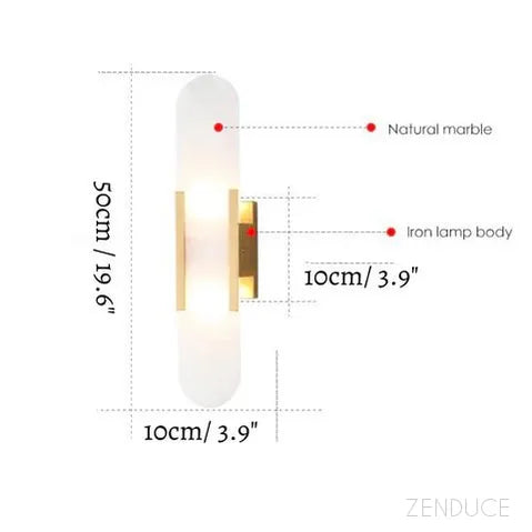 IRON - ZENDUCE - 19.6" (50cm) / Gold / Warm White