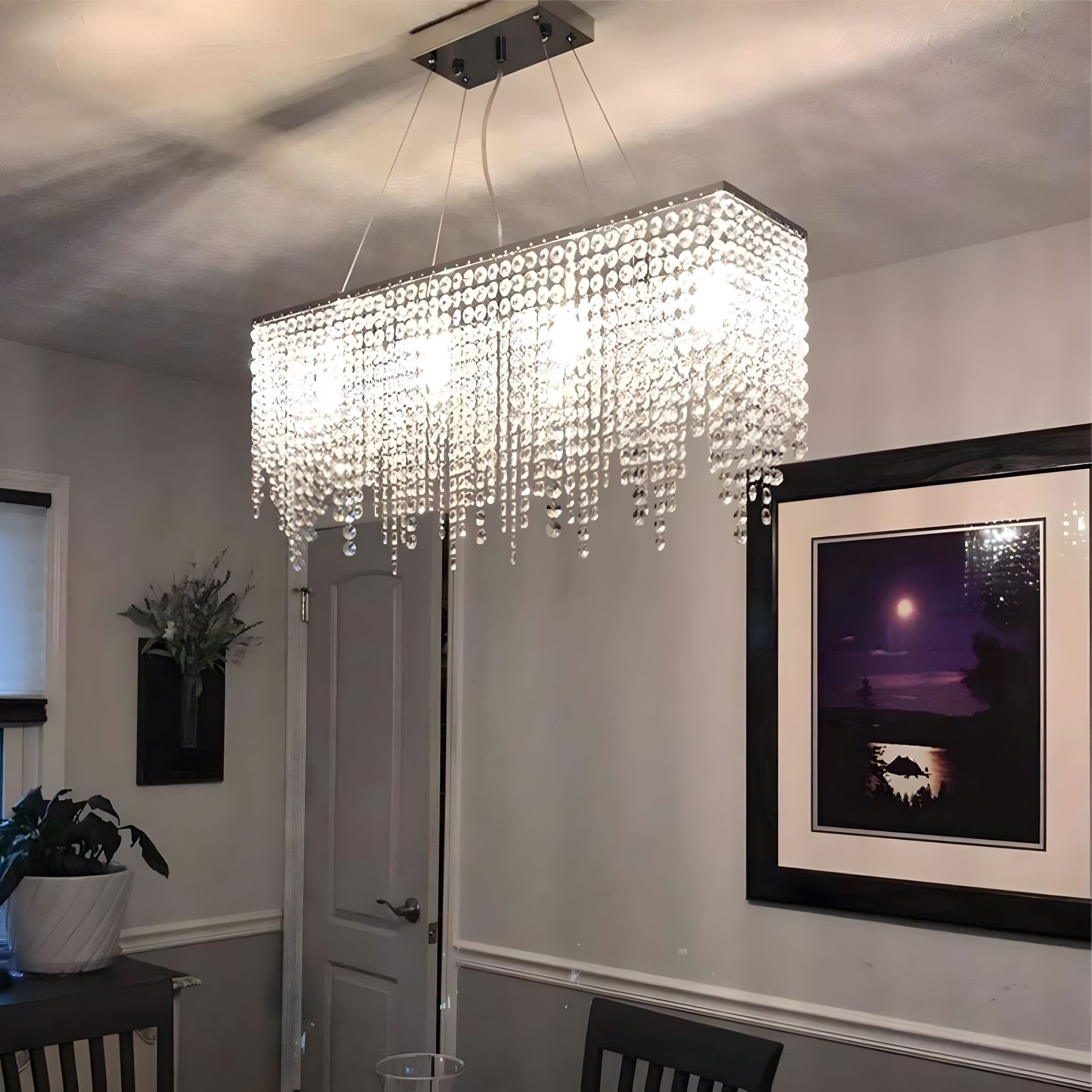 ISLA-Crystal Island Pendant Light-ZENDUCE