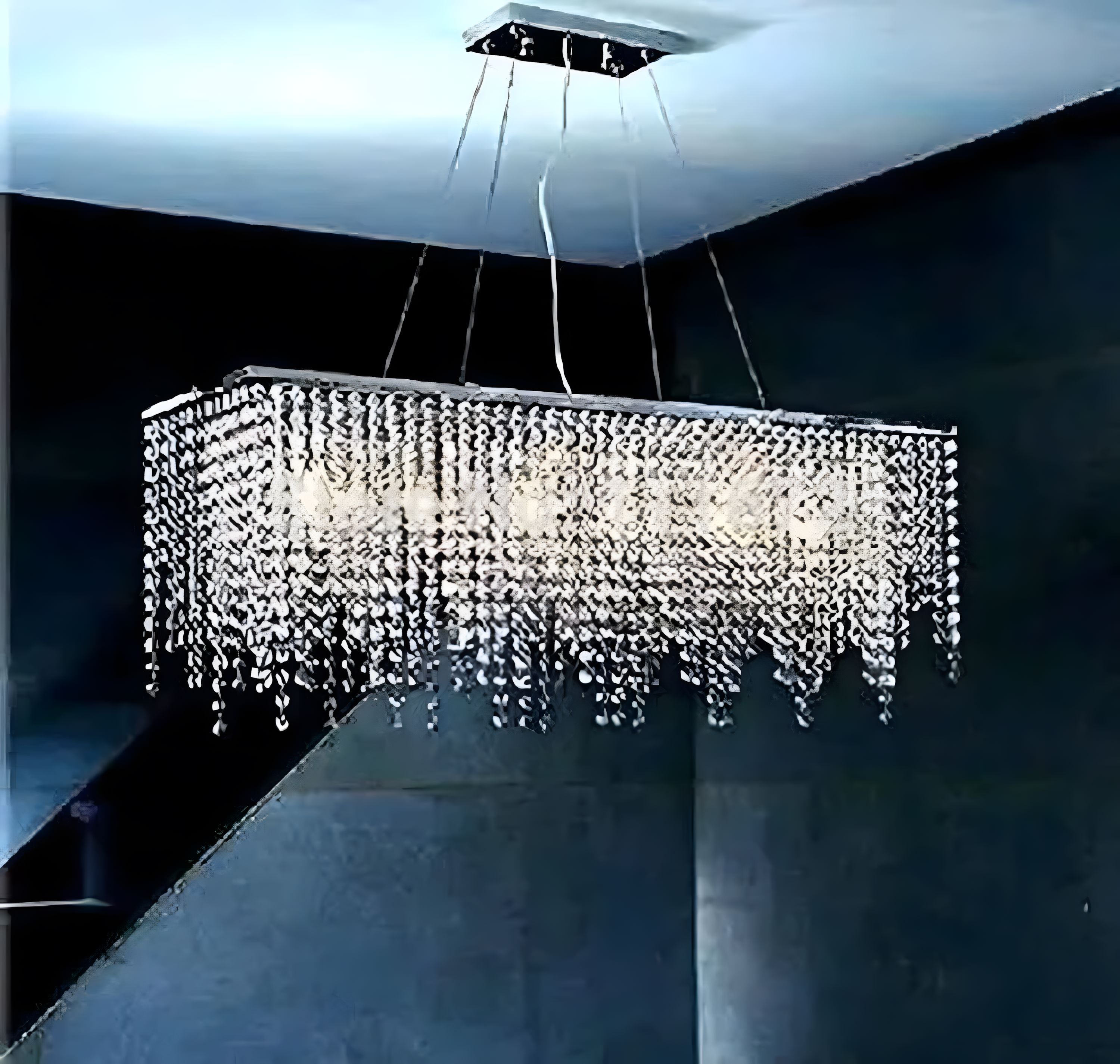ISLA-Crystal Island Pendant Light-ZENDUCE