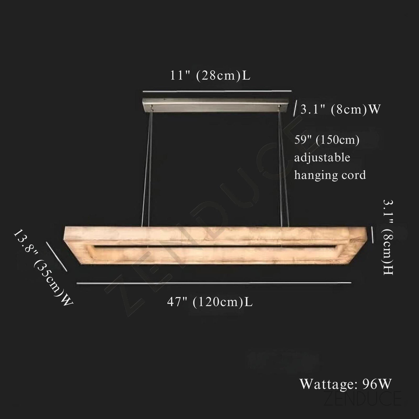 IVORY - ZENDUCE - 40" (100cm)